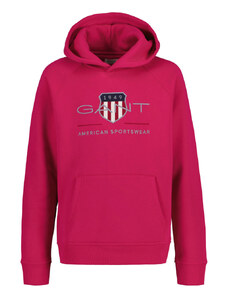 MIKINA GANT ARCHIVE SHIELD HOODIE růžová 122/128