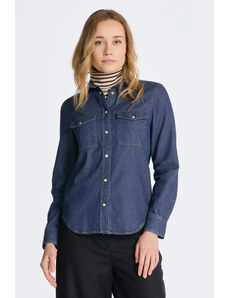 KOŠILE GANT REGULAR DENIM SHIRT modrá 34