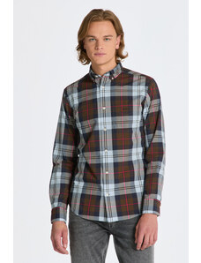 KOŠILE GANT REG POPLIN LARGE CHECK SHIRT hnědá S