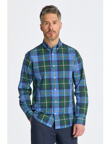 KOŠILE GANT REG POPLIN LARGE CHECK SHIRT zelená S