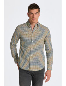 KOŠILE GANT REG TWILL MICRO MULTI CHECK SHIRT bílá M