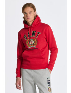 MIKINA GANT CREST SWEAT HOODIE červená S