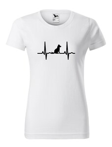Dámské tričko - EKG pejsek
