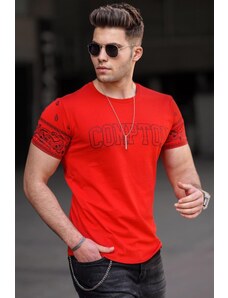 Madmext Red Men's T-Shirt 4988