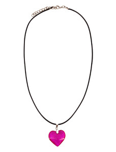 Fashion Jewellery Náhrdelník s přívěskem - srdíčko pink