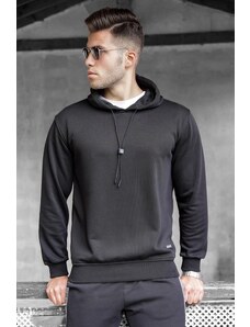 Madmext Black Men's Sweatshirt 5334