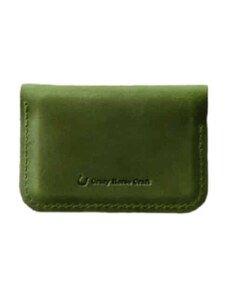 Crazy Horse Craft Kožená business peněženka alpine green
