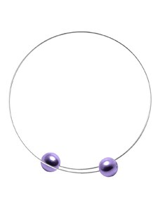 GeorGina Venuše, dámské náramky nebo nákotníky s fialovými perličkami cik cak