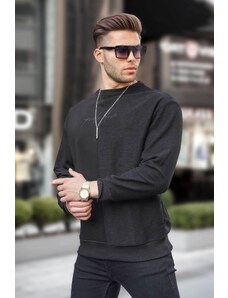 Madmext Black Basic Men's Sweatshirt 6010