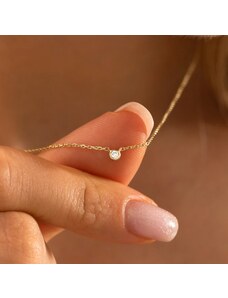 SYLVIENE Pozlacený náhrdelník ELENI
