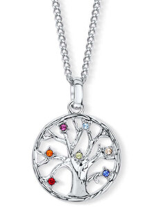 CRYSTalp Slušivý náhrdelník s krystaly Chakra Tree of life 31093.MLT.R