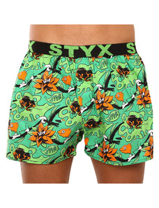 Pánské trenky Styx art sportovní guma tropic (B1557)