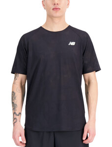 Triko New Balance Q Speed Jacquard Short Sleeve mt33281bk