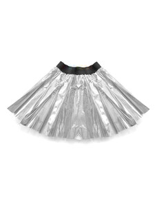 Stříbrná sukně pro anděla 28 cm