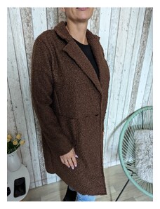 Italy moda Podzimní kabát beránek