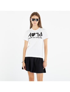 Dámské tričko Comme des Garçons PLAY Short Sleeve Tee White