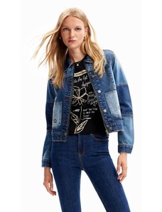 bunda Desigual Paty denim medium wash