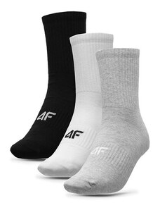 Sada 3 párů pánských vysokých ponožek 4F