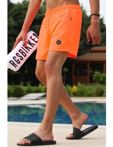 Madmext Neon Orange Basic Marine Shorts 4262