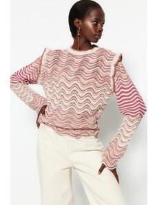 Trendyol Stone Self Patterned Knitwear Sweater