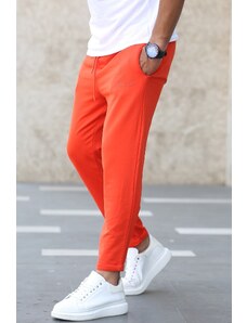 Madmext Plain Basic Orange Tracksuit 2925