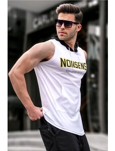 Madmext Hooded Undershirt White 2882