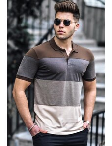 Madmext Brown Polo Men's T-Shirt 5103