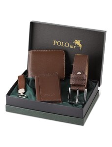 Polo Air Wallet - Brown - Plain