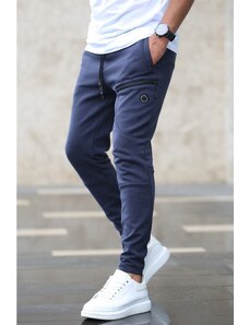 Madmext Basic Navy Blue Tracksuit 4207