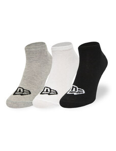 Pánské ponožky New Era Flag Sneaker 3-Pack Black/ White/ Gray