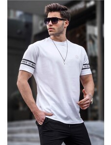 Madmext Men's White T-Shirt 5381