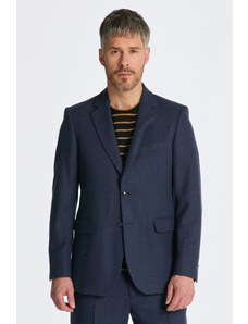 BLEJZR GANT HERRINGBONE SUIT BLAZER modrá 48