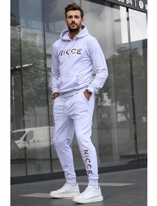 Madmext Carmelange Printed Men's Tracksuit Set 5298