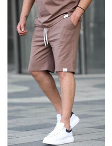 Madmext Brown Basic Men's Shorts 6501