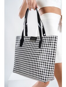 Capone Outfitters Bristol Houndstooth Patterned Women's Shoulder Bag