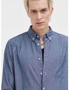 Bavlněná košile HUGO regular, s límečkem button-down