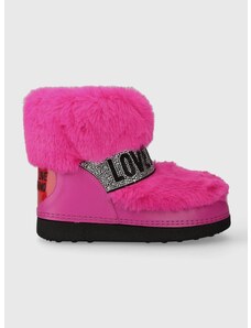 Sněhule Love Moschino SKIBOOT20 růžová barva, JA24202G0HJW0604