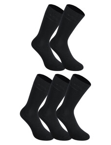 5PACK ponožky Styx vysoké bambusové černé (5HB960) M