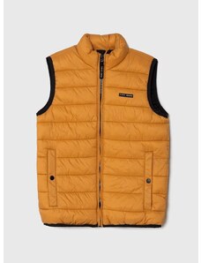 Dětská vesta Pepe Jeans Outerw Gilet oranžová barva