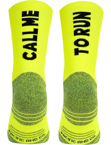 Ponožky Pacific and Co CALL ME (Neon Yellow) callmeneonyellow