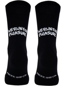 Ponožky Pacific and Co RUN FOR PLEASURE (Black) forpleasureblack
