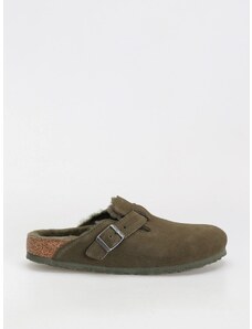 Birkenstock Boston Suede Leather Narrow (thyme)zelená