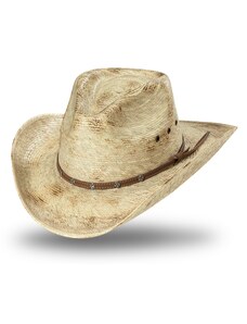 Stars and Stripes Westernový letní slaměný klobouk - Skyler