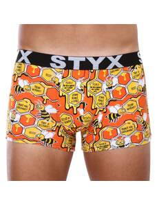 Pánské boxerky Styx art sportovní guma nadrozměr včelky (R1654) 4