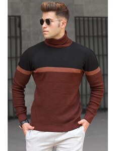 Madmext Black Turtleneck Sweater 5149