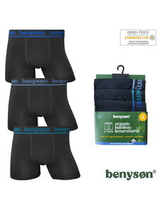 BENYSON 3-PACK Bambusových pánských boxerek BENY-7015