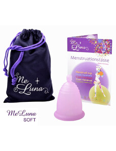 Menstruační kalíšek Me Luna Soft L s kuličkou růžová (MELU003)