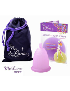 Menstruační kalíšek Me Luna Soft XL s kuličkou růžová (MELU004)