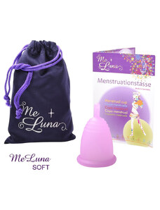 Menstruační kalíšek Me Luna Soft M se stopkou růžová (MELU019)