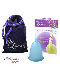 Menstruační kalíšek Me Luna Soft L s kuličkou tyrkysová (MELU052)